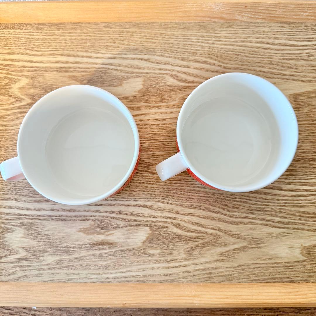 Marimekko unikko 赤 スープカップ ペア 2個セット