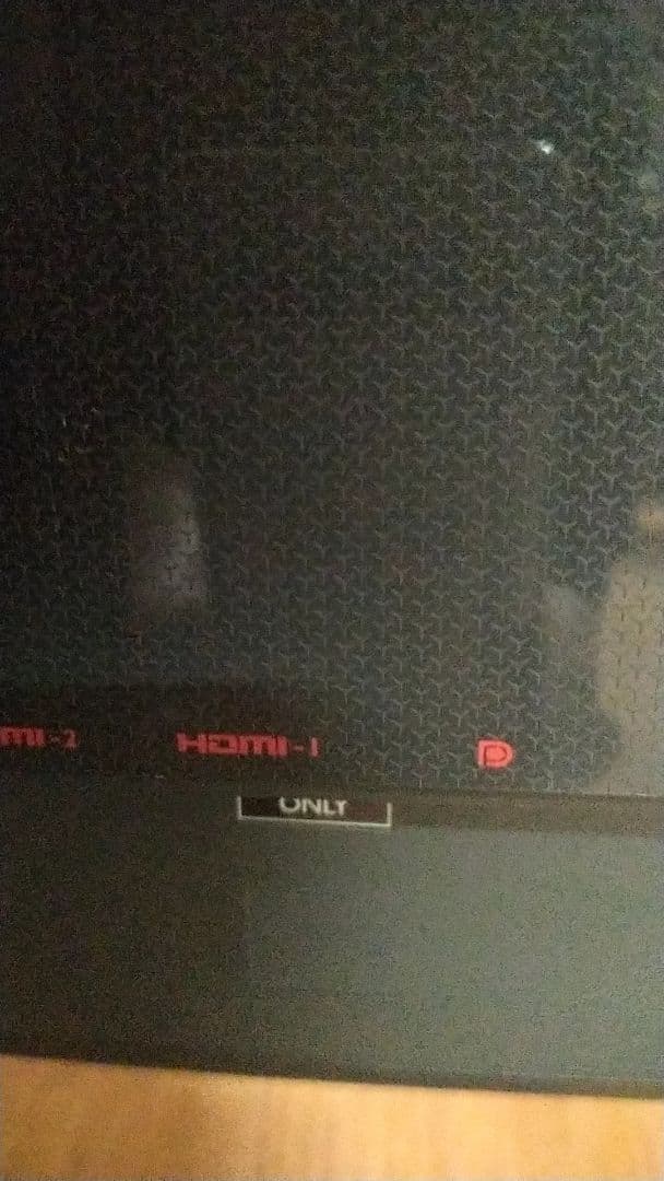 BenQ XL2540-B 24.5インチ確認用注意書きを見てください