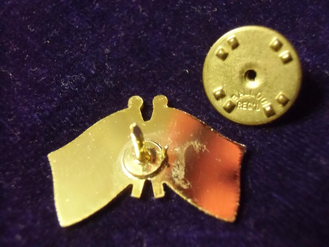 ★アメリカ軍の勲章/徽章＊米ソ友好バッジ/襟章（実物）