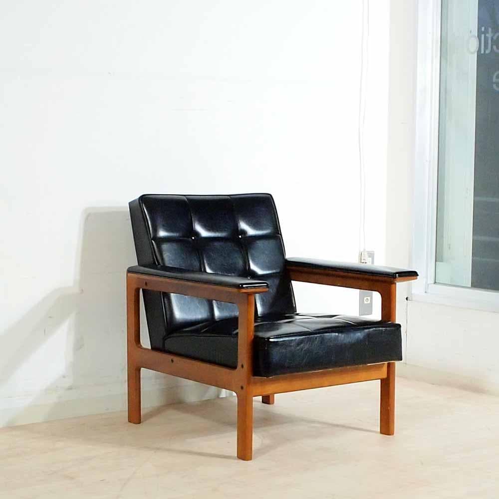 オールドカリモク シングルソファ A ワイドアーム Kチェア ZR24349