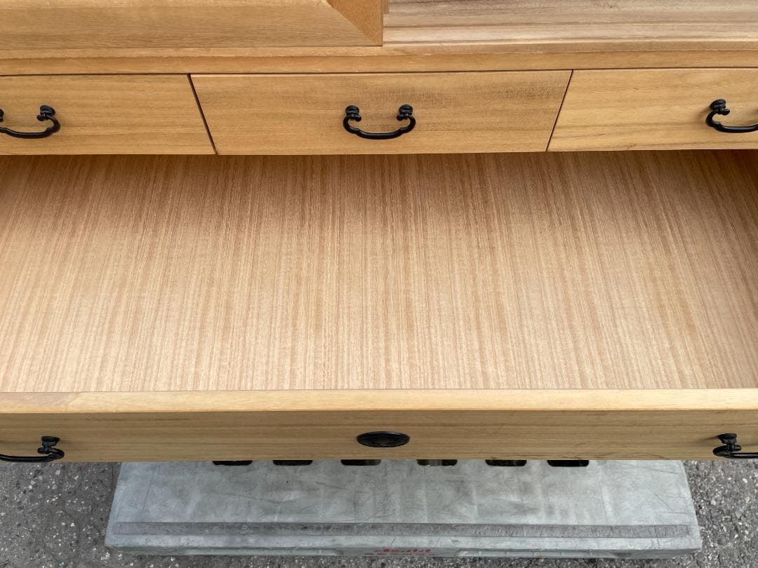 ★ 古家具 高級桐衣装箪笥 H114xW94.5xD44 桐 たんす タンス