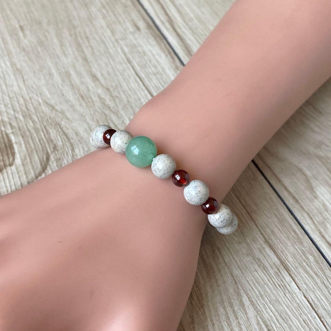 病に負けないエネルギーで健康を手にする/北投石・他/パワーストーンブレスレット