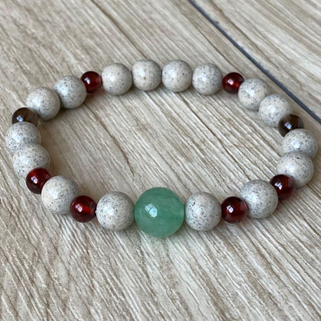 病に負けないエネルギーで健康を手にする/北投石・他/パワーストーンブレスレット