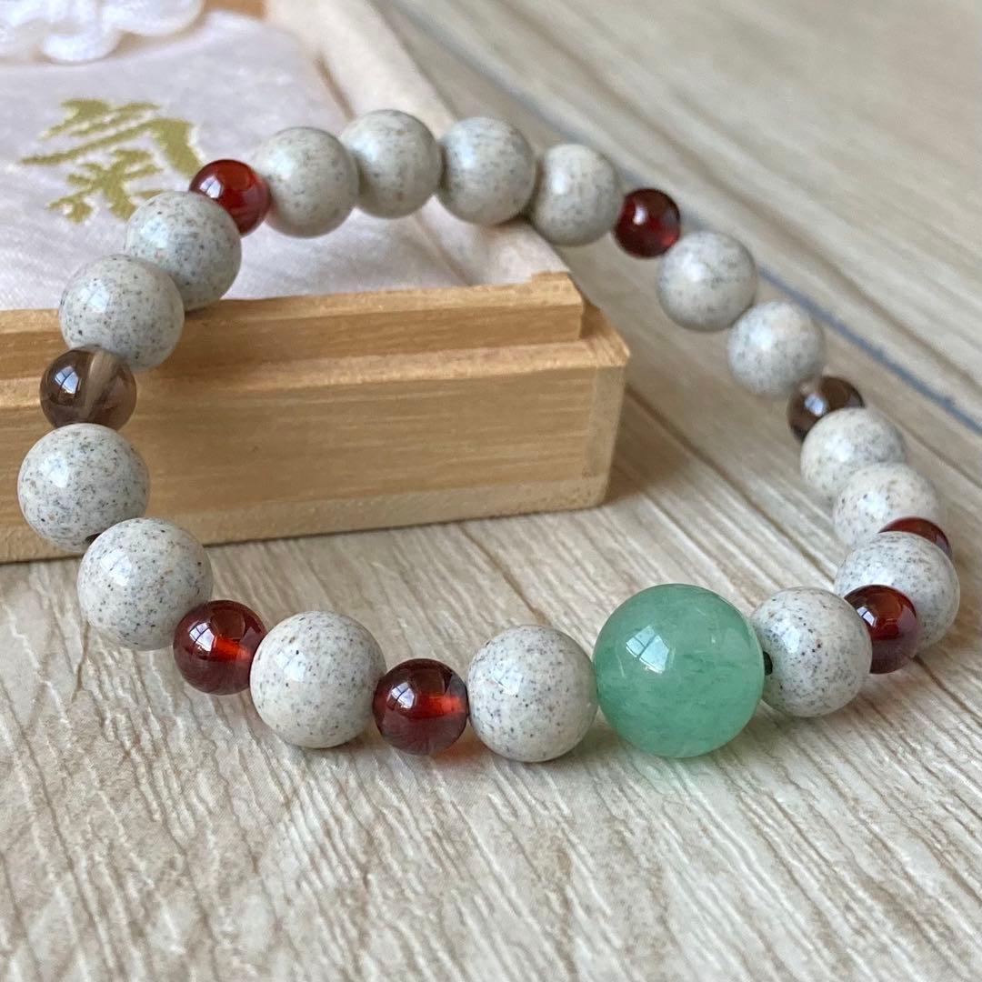 病に負けないエネルギーで健康を手にする/北投石・他/パワーストーンブレスレット