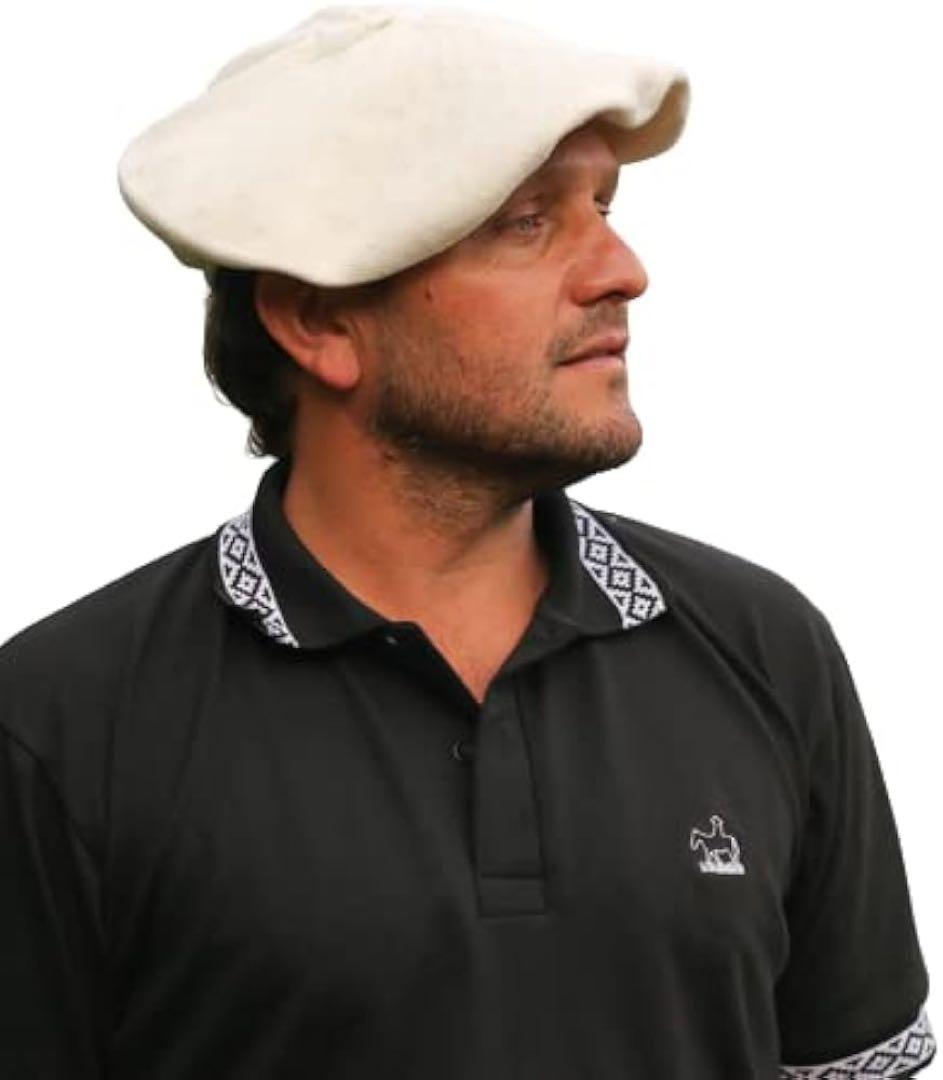 ニット ガウチョベレー帽　ベージュ