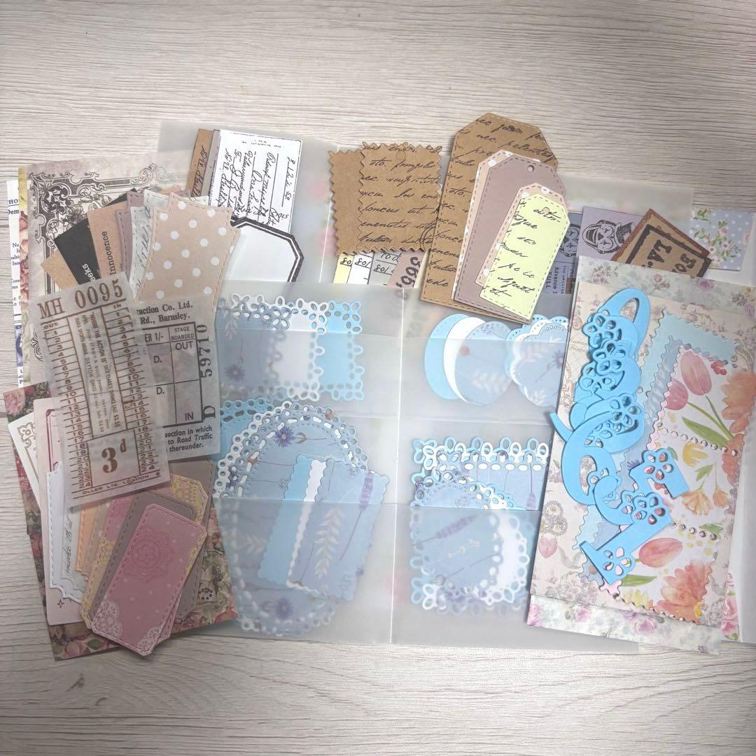 おすそ分けファイル　＊ ダイカット516　素材　コラージュ　クラフトパンチ