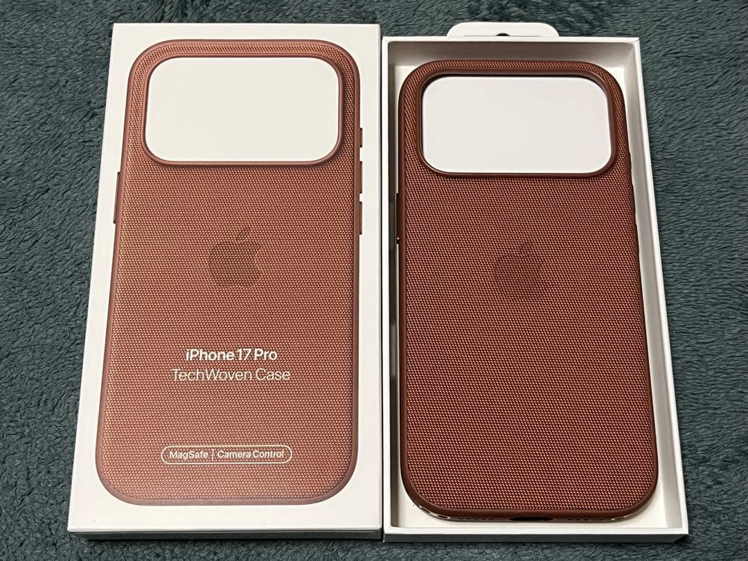 Apple 純正 iPhone 17 Proテックウーブンケース - シエナ