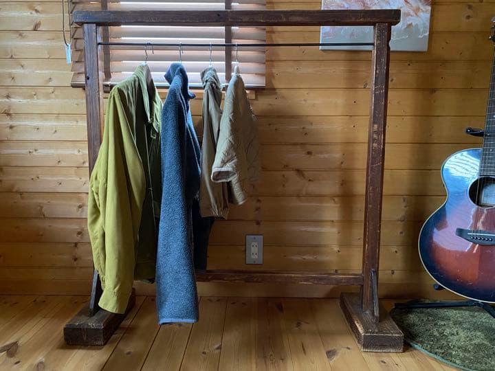 ハンガーラック　古家具　アンティーク