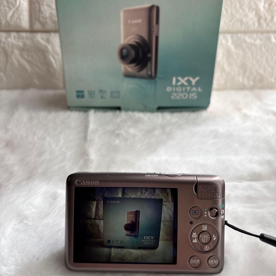 Canon IXY 220 ISコンパクトデジタルカメラ ブラウン