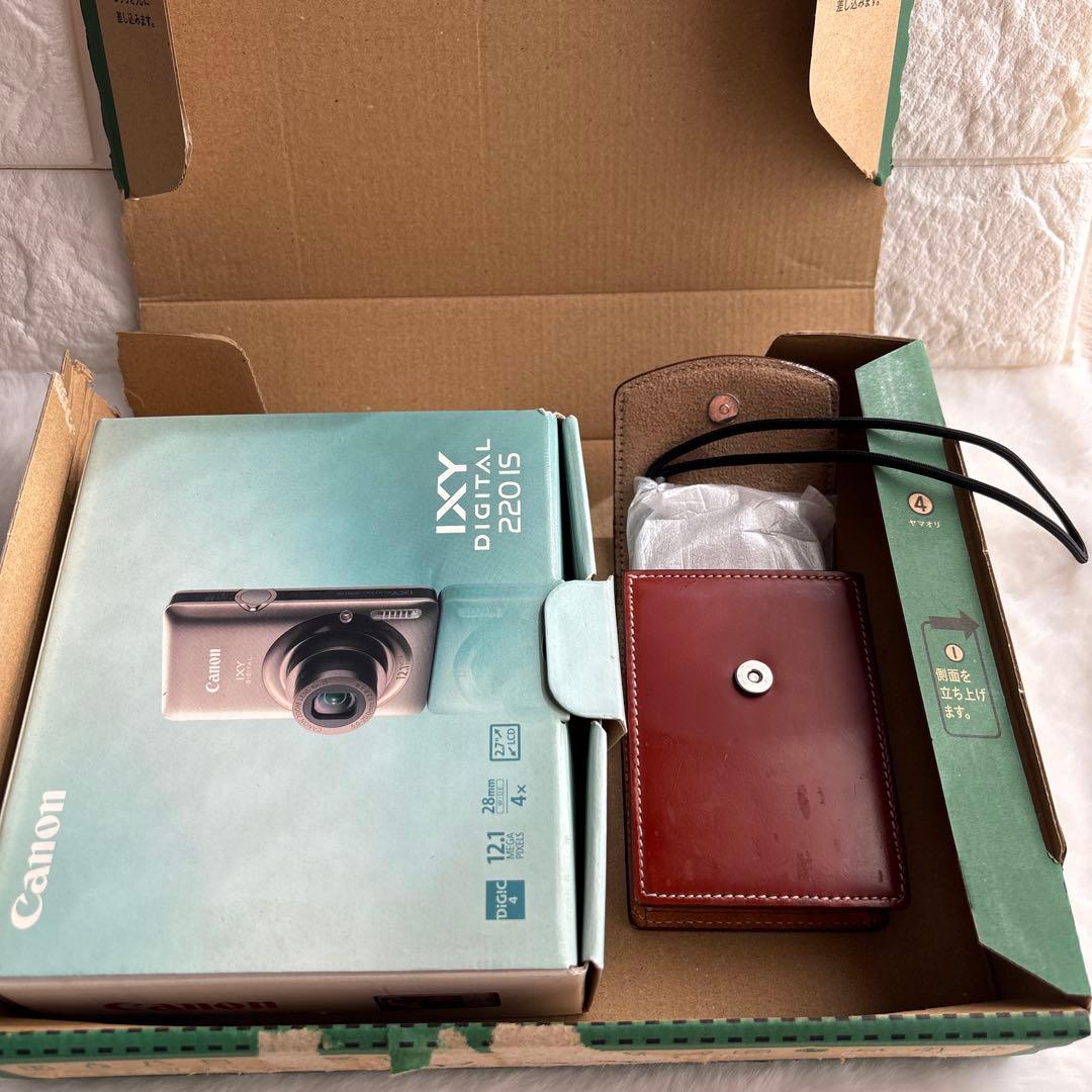 Canon IXY 220 ISコンパクトデジタルカメラ ブラウン
