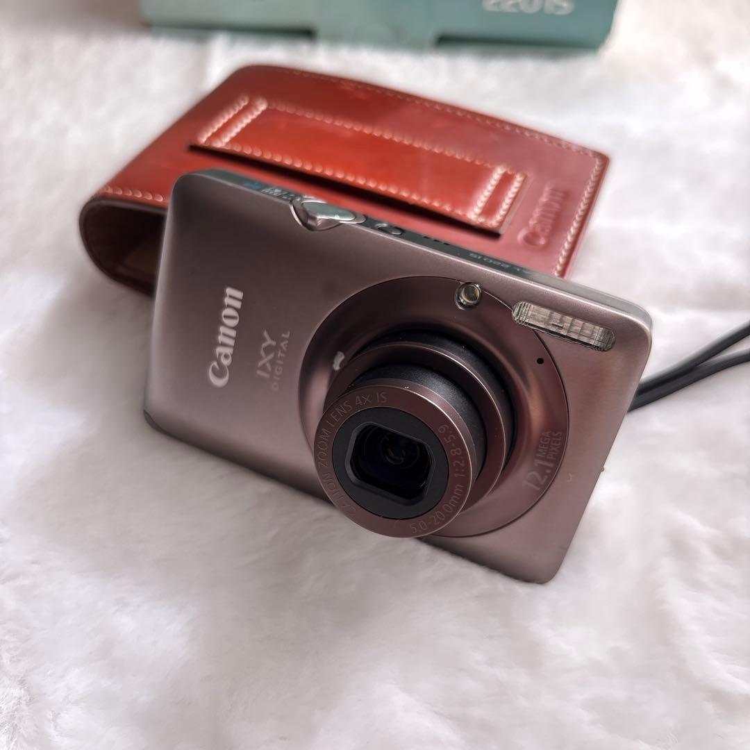 Canon IXY 220 ISコンパクトデジタルカメラ ブラウン