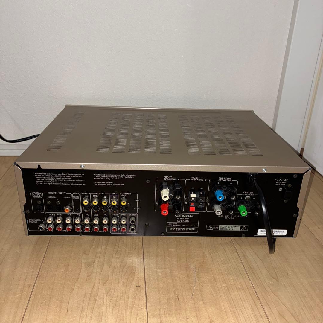 onkyo AVサラウンドアンプ【TX-SA500】動作ok
