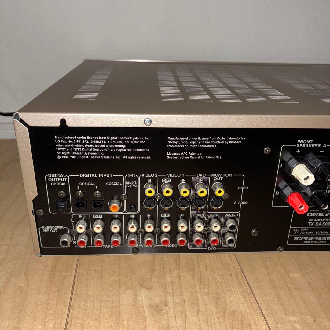 onkyo AVサラウンドアンプ【TX-SA500】動作ok