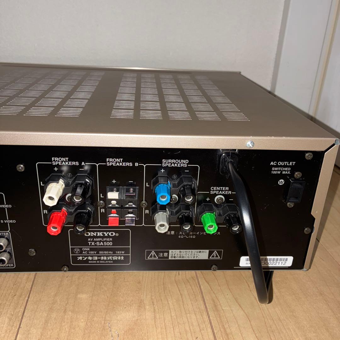 onkyo AVサラウンドアンプ【TX-SA500】動作ok