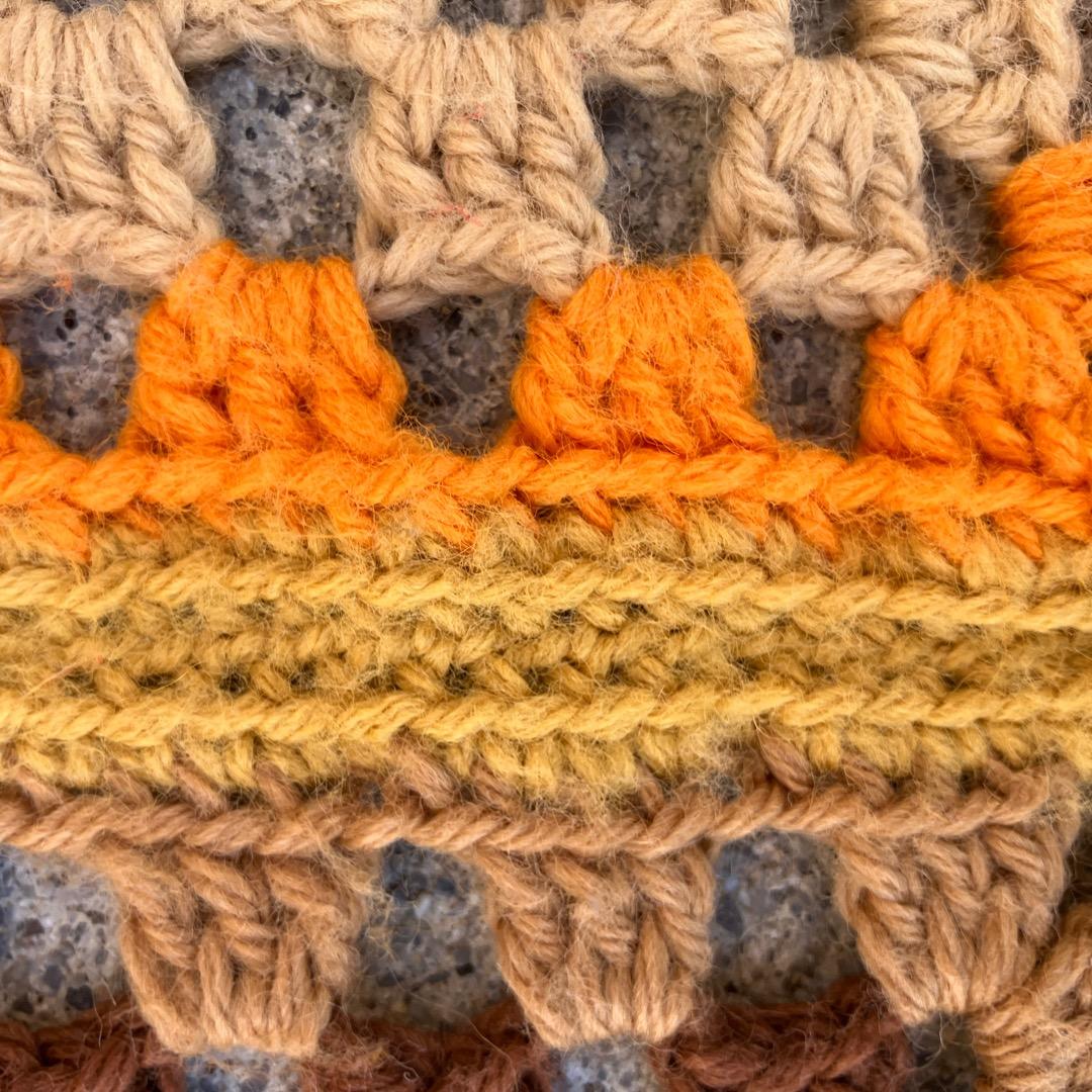 USED HAND MADE グラニースクエア ブランケット