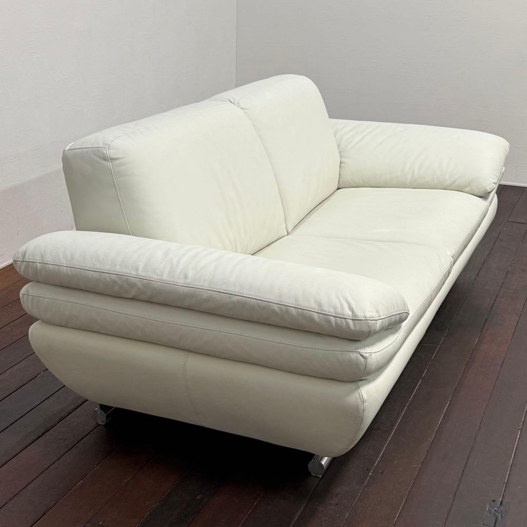 H21K74 展示品 Calia Italia カリア・イタリア 本革ソファ