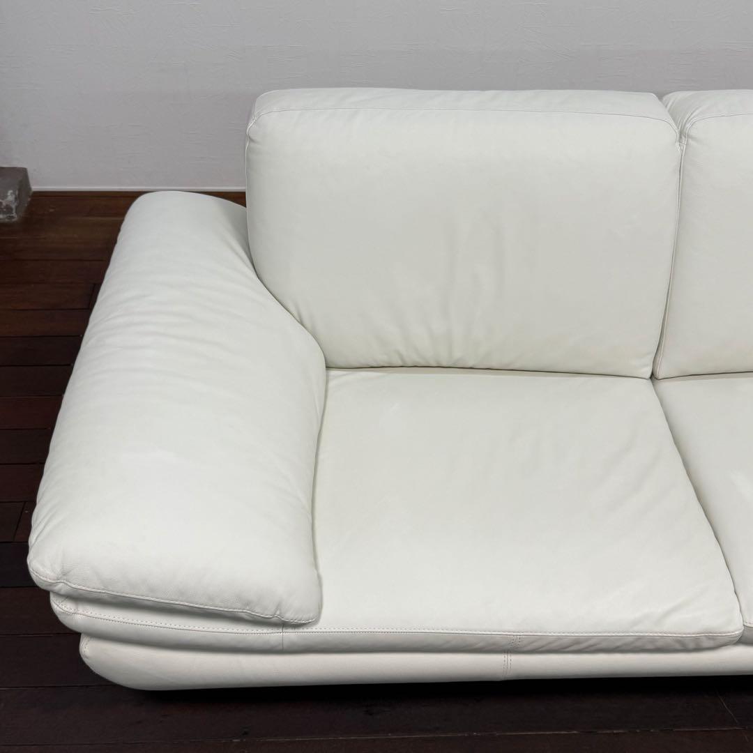 H21K74 展示品 Calia Italia カリア・イタリア 本革ソファ