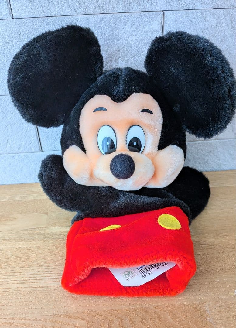 超希少　新品　タグ付き　ミッキー　ディズニーランド　ディズニー　パペット　レトロ