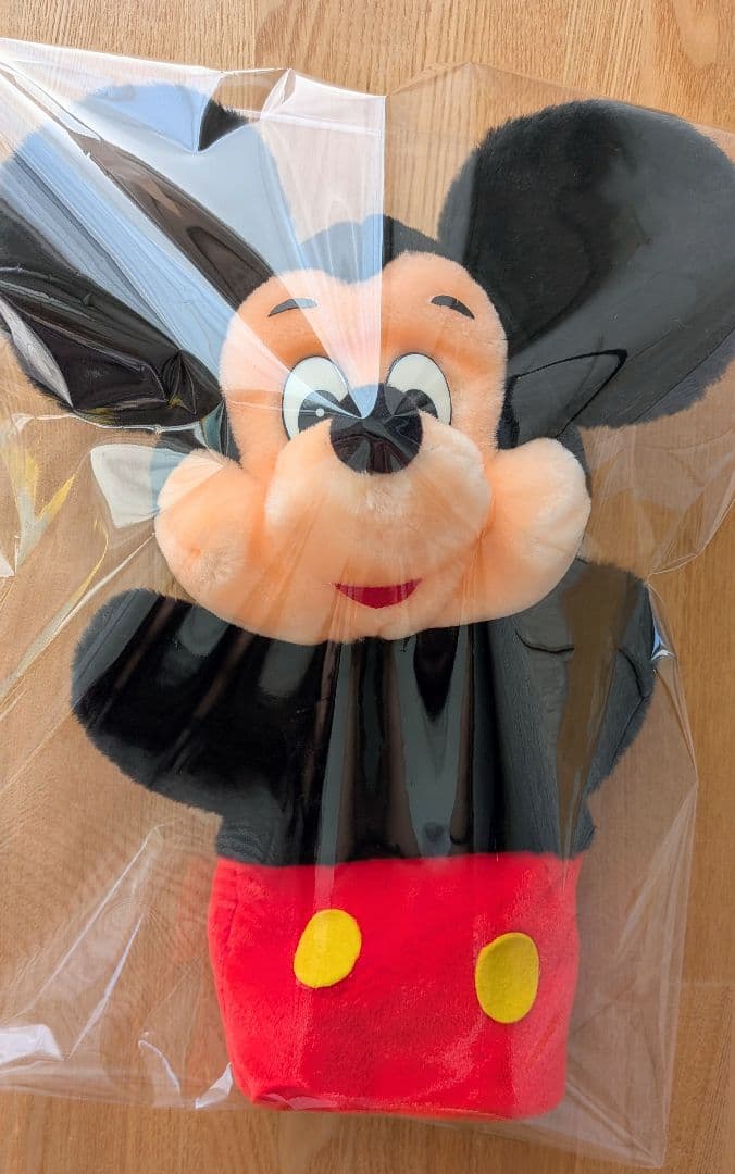 超希少　新品　タグ付き　ミッキー　ディズニーランド　ディズニー　パペット　レトロ