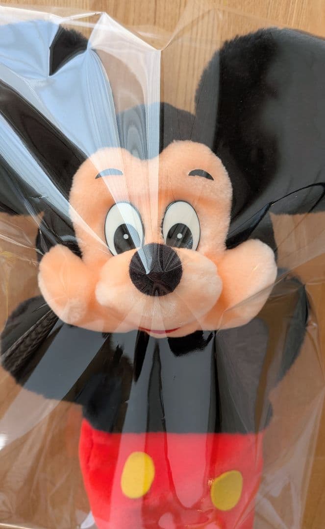 超希少　新品　タグ付き　ミッキー　ディズニーランド　ディズニー　パペット　レトロ