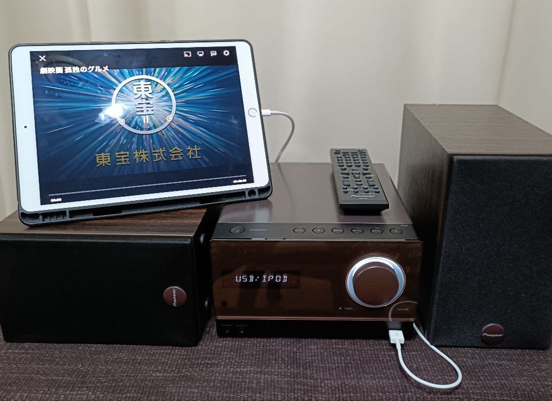 Pioneer X-CM32BT-T Bluetooth,USB接続　美品