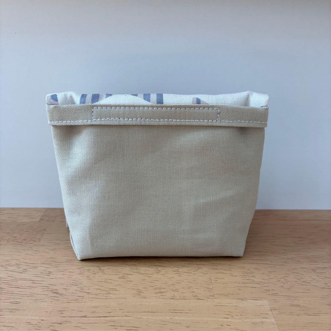 フリル移動ポケット☆ナチュラルりぼん☆ベージュ☆ハンドメイド☆女の子