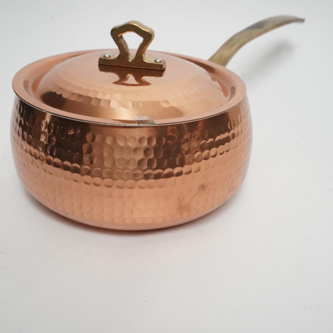 島本製作所 エスエスシリーズ 銅鍋 片手鍋 持ち手真鍮