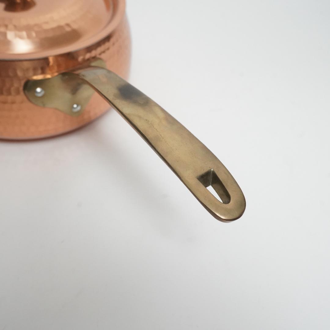 島本製作所 エスエスシリーズ 銅鍋 片手鍋 持ち手真鍮