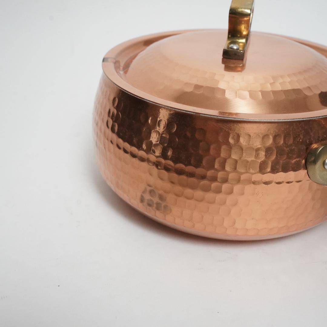 島本製作所 エスエスシリーズ 銅鍋 片手鍋 持ち手真鍮