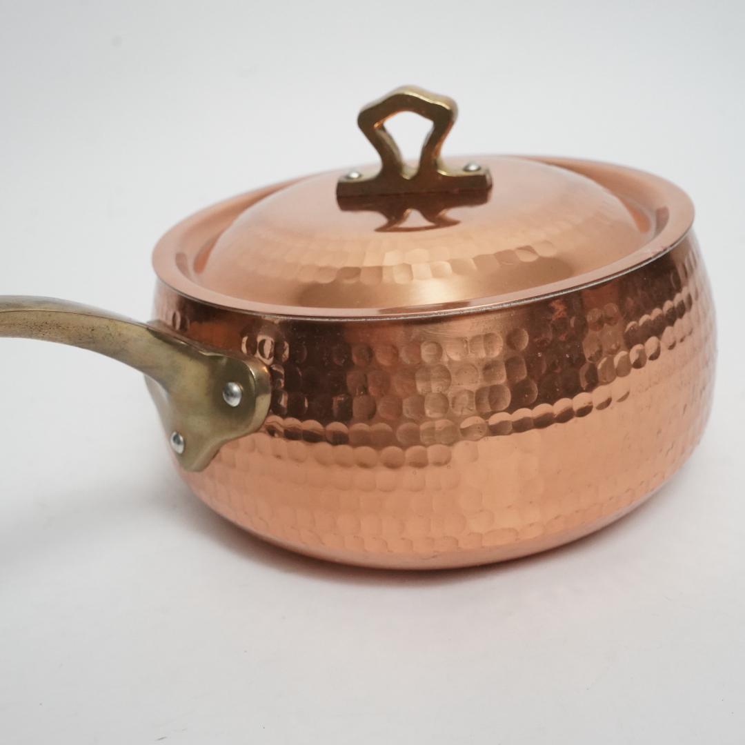島本製作所 エスエスシリーズ 銅鍋 片手鍋 持ち手真鍮