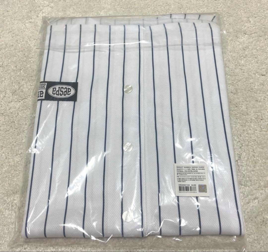 aespa カリナ　トレカ　ベースボール ユニフォーム