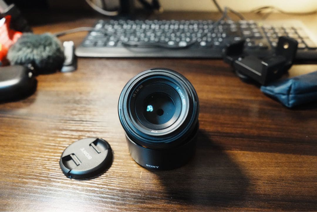 SONY 単焦点レンズ フィルター付　F2.8 20mm & F1.8 50mm