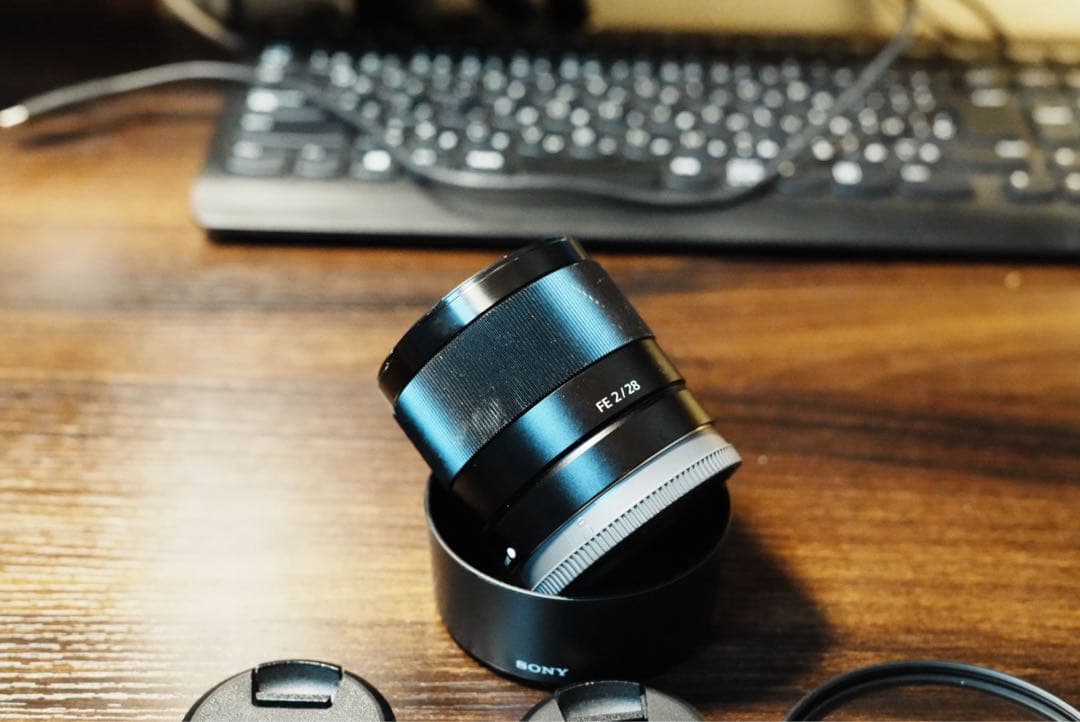 SONY 単焦点レンズ フィルター付　F2.8 20mm & F1.8 50mm