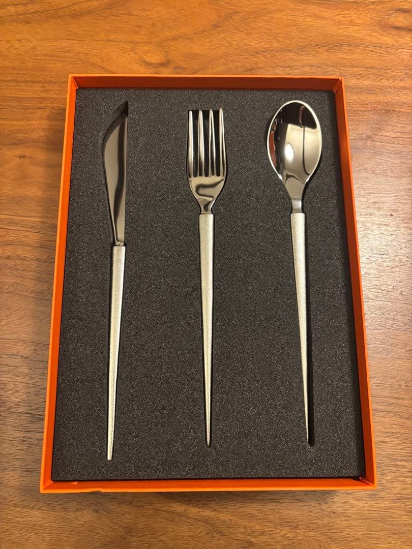 玉鋼　カトラリーセット　3客組　奥出雲前綿屋　鐡泉堂　たたら製鉄