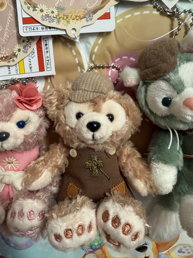 サークルオブフレンドシップ　ぬいスト　ジェラトーニ　ダッフィー　シェリーメイ