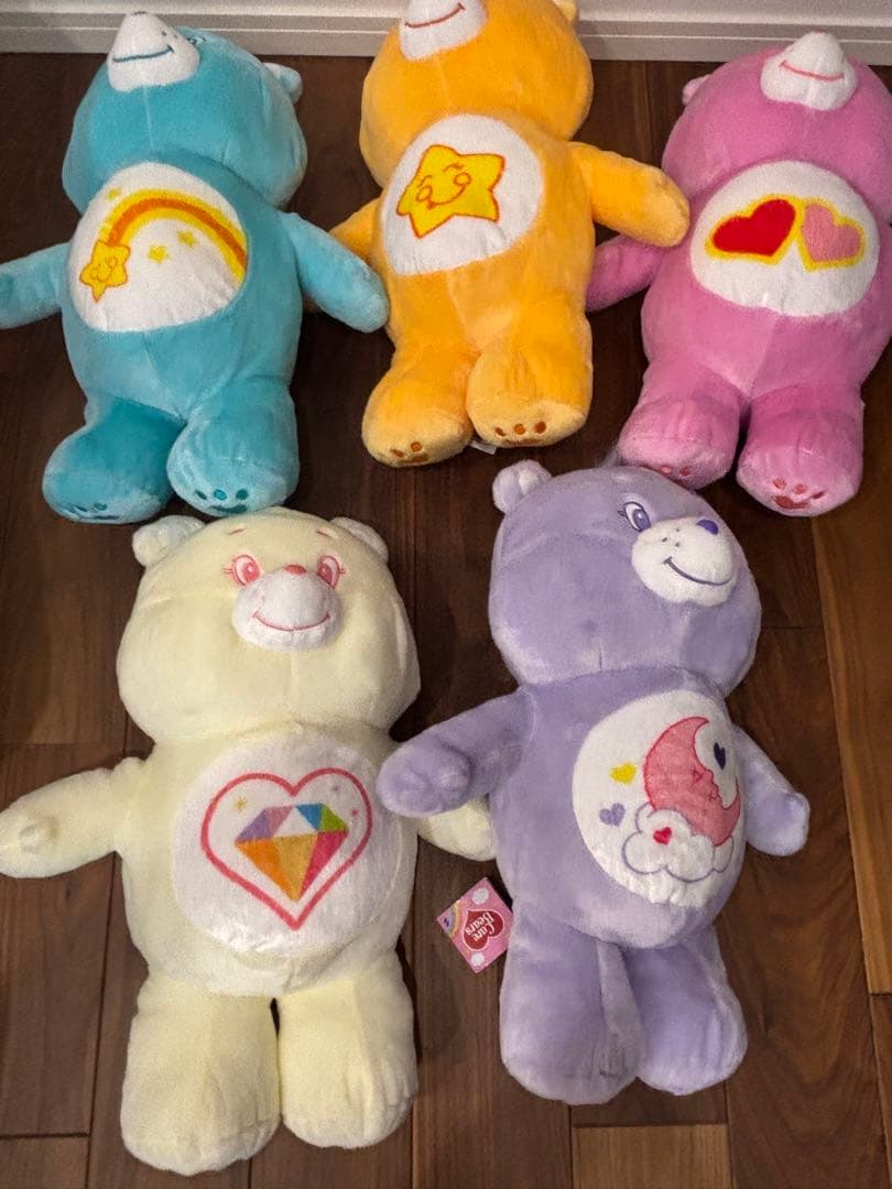 Care Bears ケアベア 超特大90cm ぬいぐるみ5体 タグ付超美品