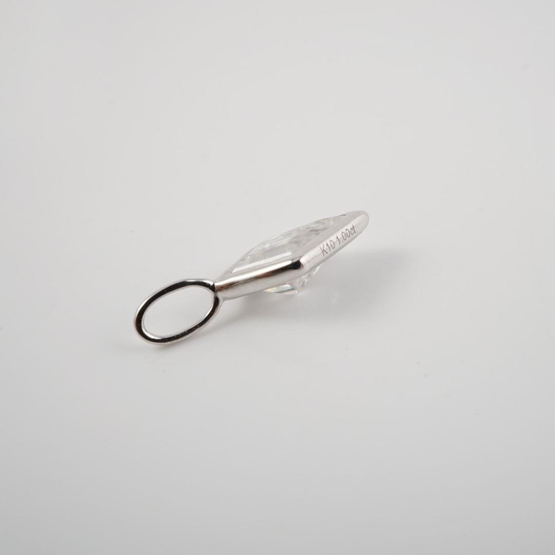 1ct菱型ペンダントトップ（4週間発送）