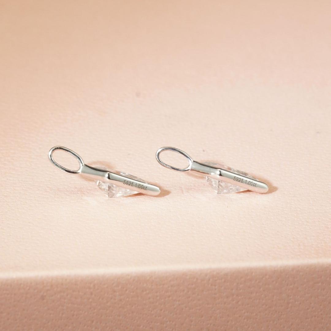 1ct菱型ペンダントトップ（4週間発送）