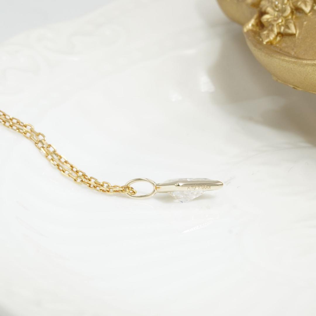 1ct菱型ペンダントトップ（4週間発送）