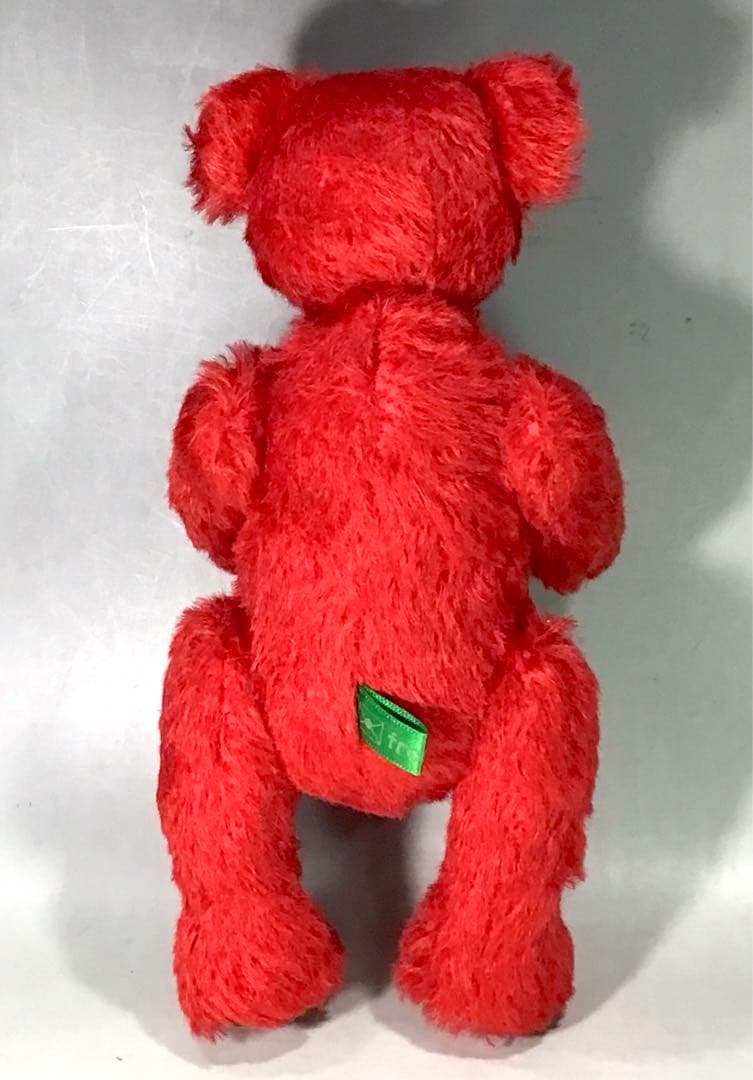 可愛い 赤 熊 くま ぬいぐるみ 人形 不明 テディベア シュタイフ ドール