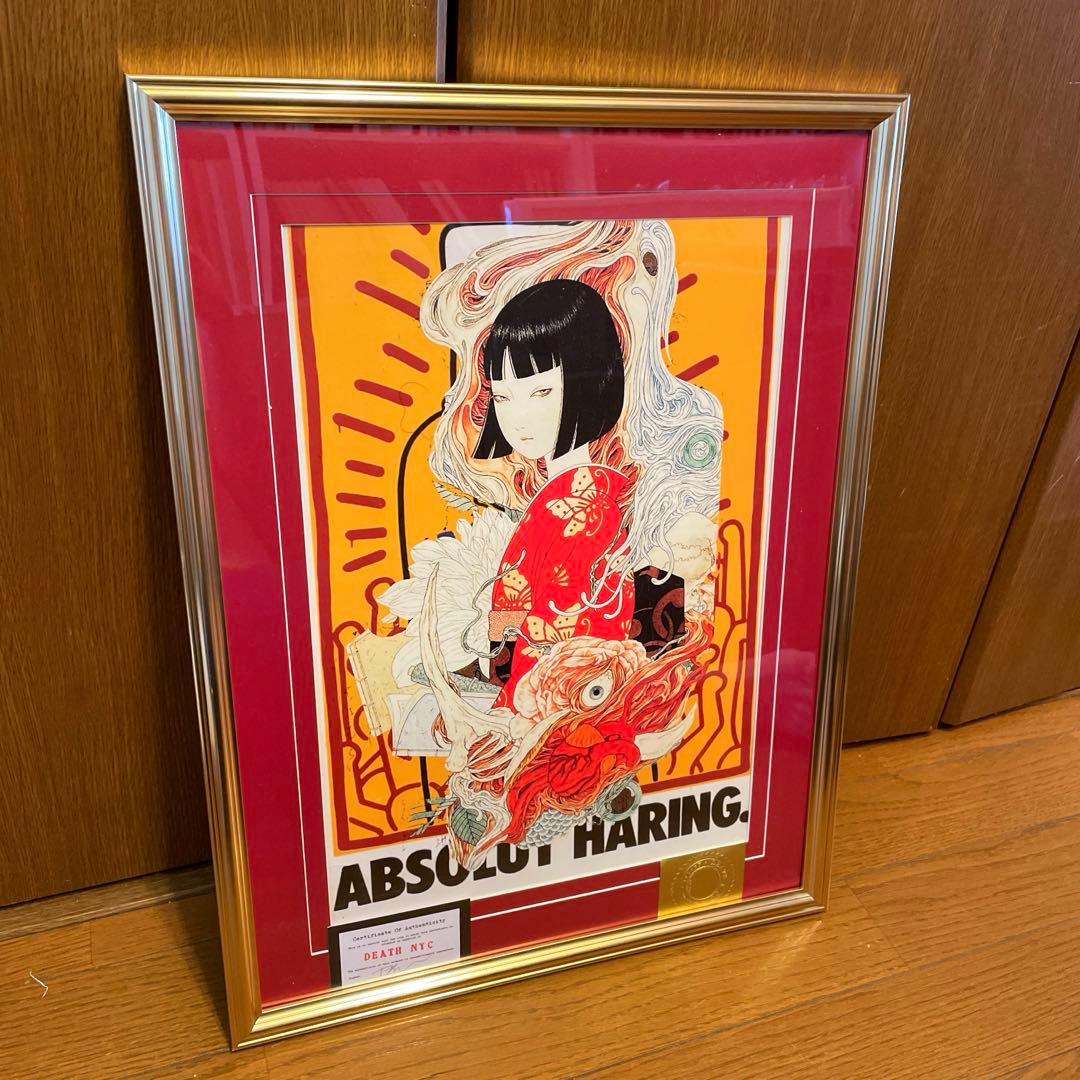 額込 世界限定100枚DEATH NYC アートポスター 現代アート 90