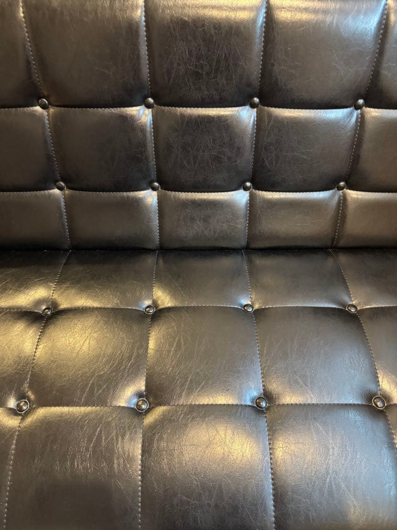 【都内引取可】カリモク60 Kチェア 2シーター ウォールナット ブラック