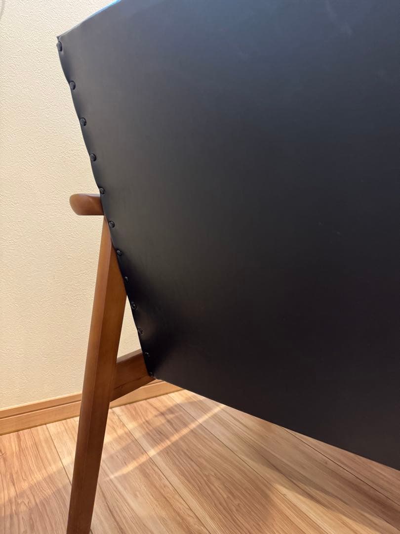 【都内引取可】カリモク60 Kチェア 2シーター ウォールナット ブラック