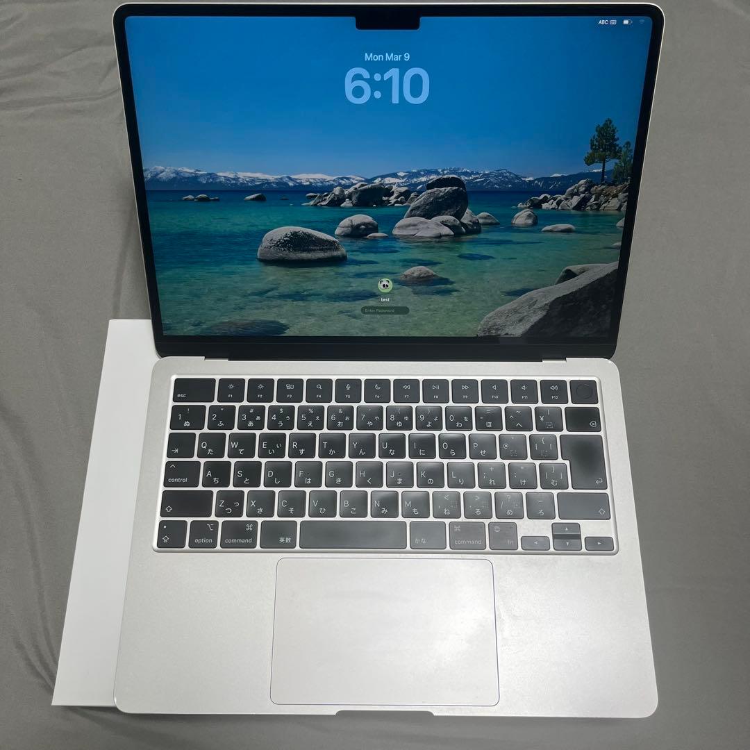 MacBook Air M2 2022 8GB/256GB 箱付き