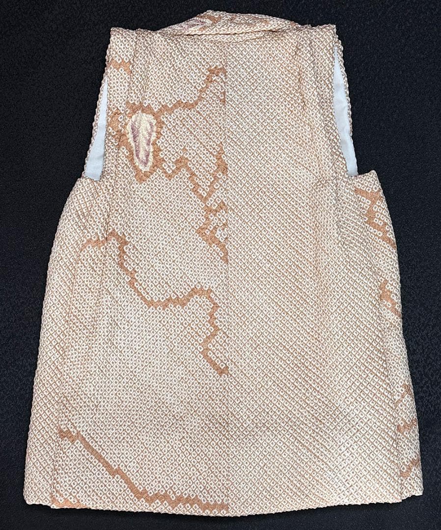 新品 七五三 男児 3歳 正絹 本絞り 被布コート