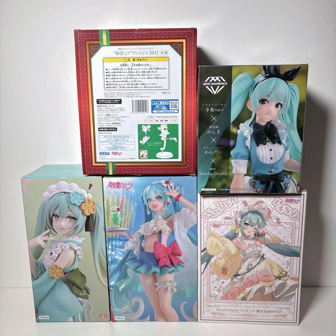 未開封 初音ミク フィギュア 5体セット 眠れる森の美女 AMP アリス