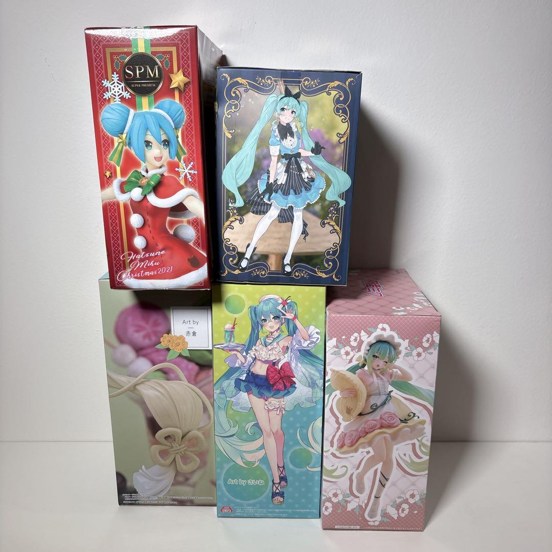 未開封 初音ミク フィギュア 5体セット 眠れる森の美女 AMP アリス