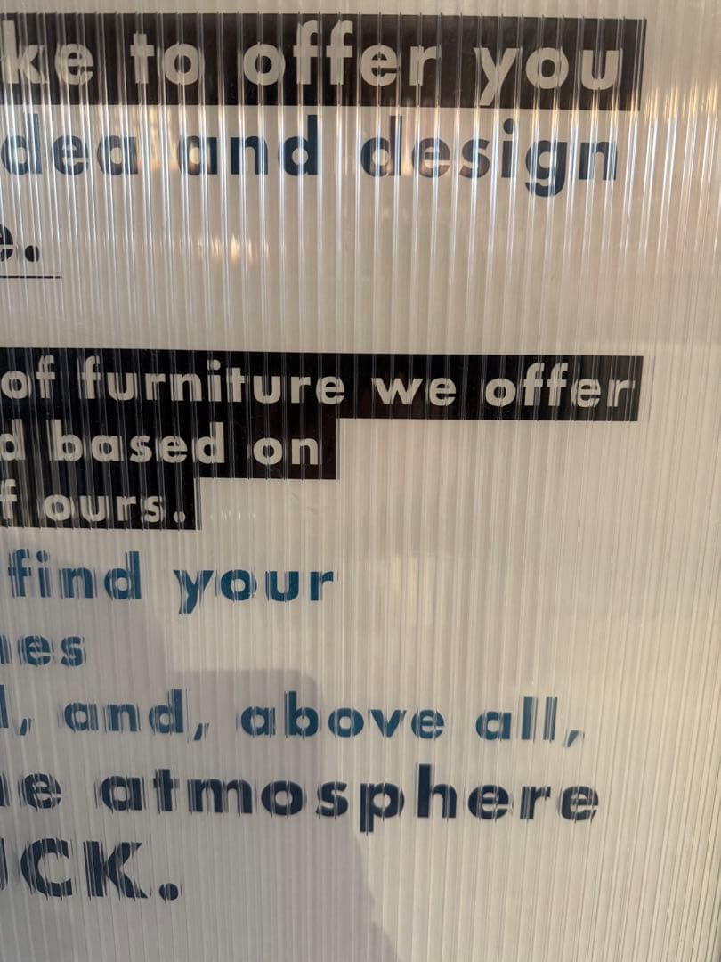 TRUCK FURNITURE トラックファニチャー　ヴィンテージポスター