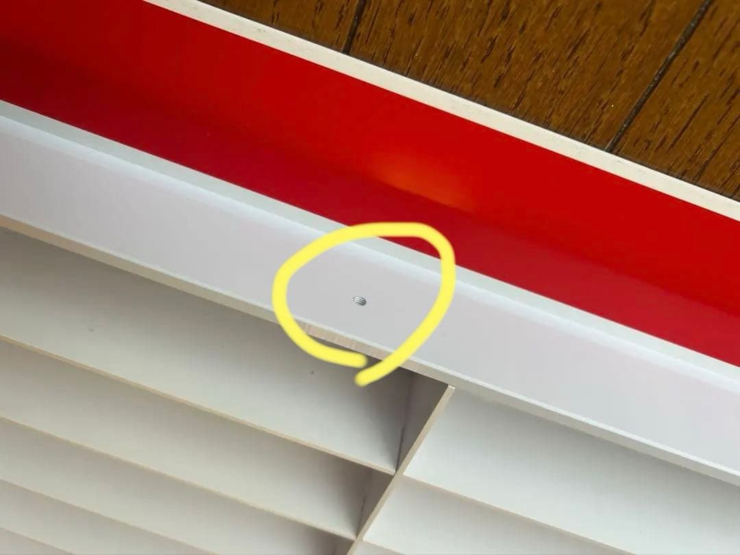 トミカ ミニカー収納ラック ホワイト　※上部ネジなし