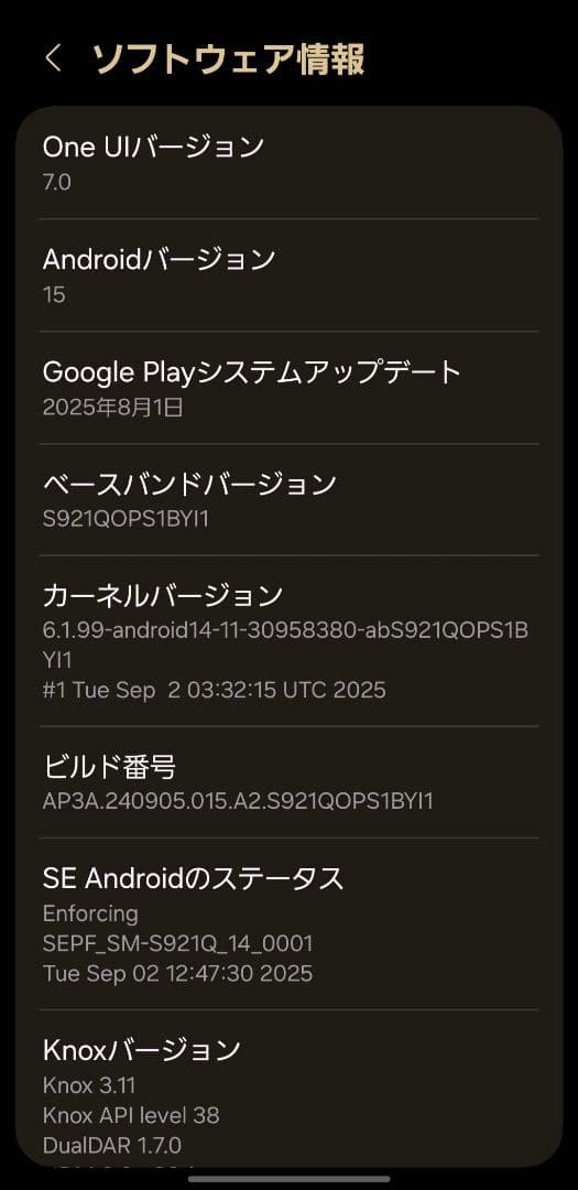 Samsung Galaxy S24 アンバーイエロー 本体 256GB